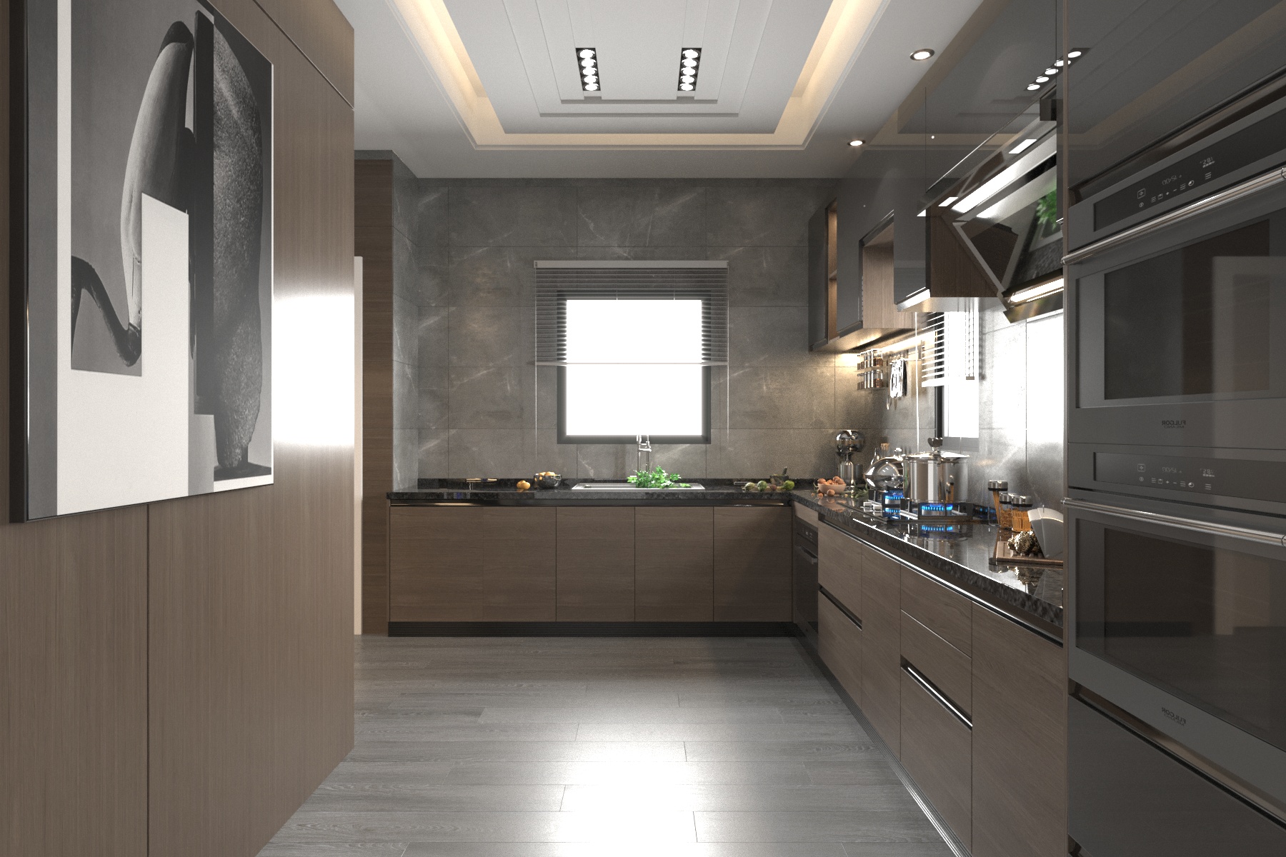 Block B kitchen view 2