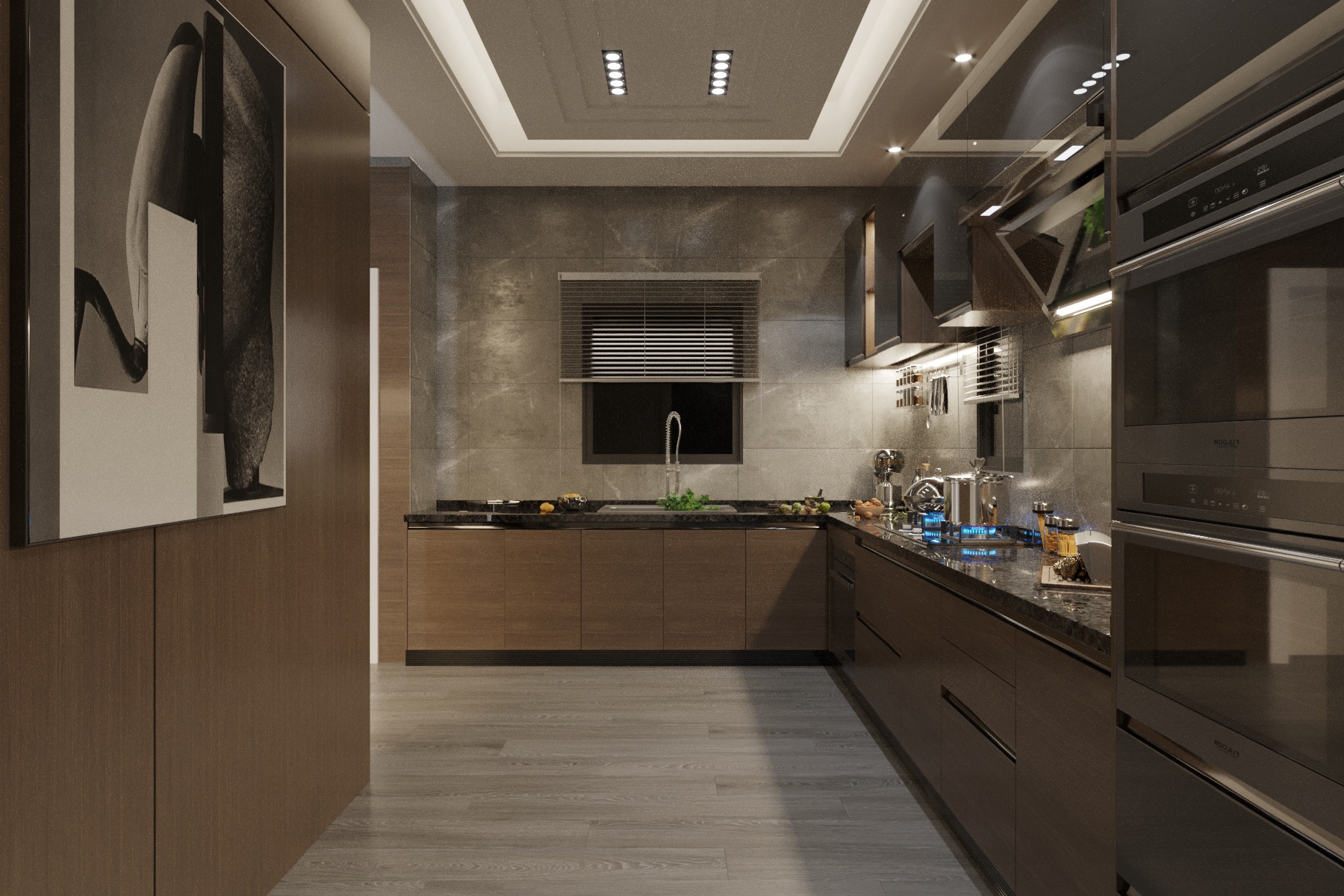 Block B kitchen view 2a