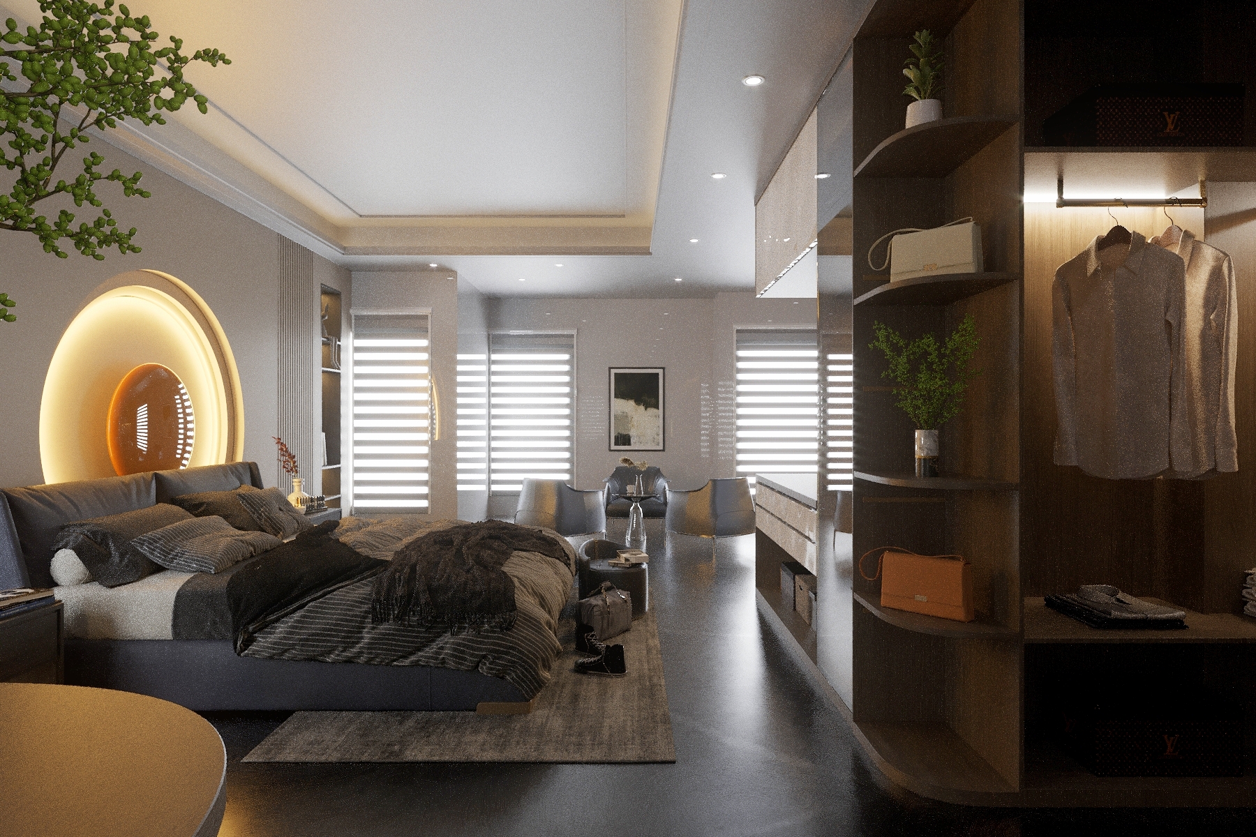 Block B master Bedroom.view 4b
